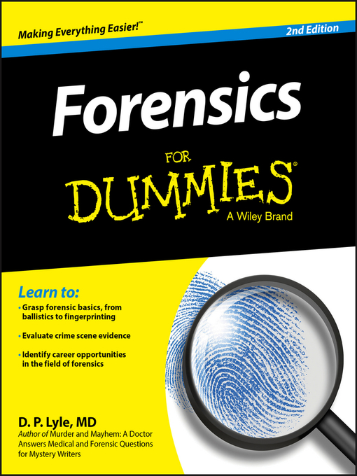 Title details for Forensics for Dummies by Douglas P. Lyle - Available